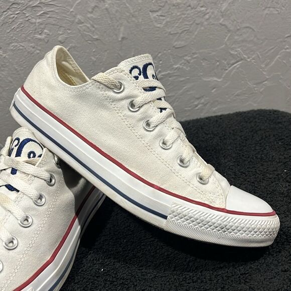 🔥 CONVERSE Chuck Taylor All Star Unisex White Casual Sneaker Men 7.5 / Women 9. - Picture 2 of 11